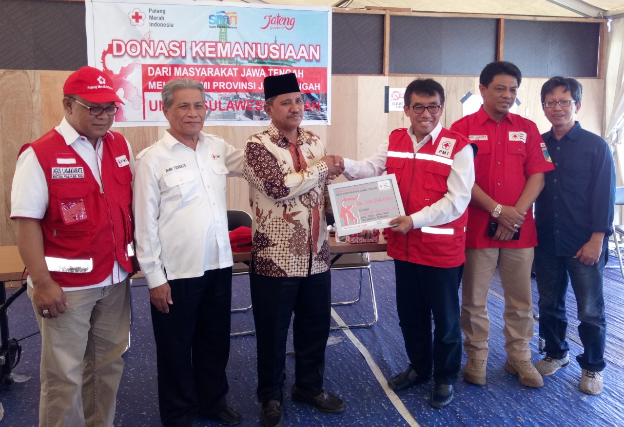 Penyerahan Bantuan Bencana Sulteng
