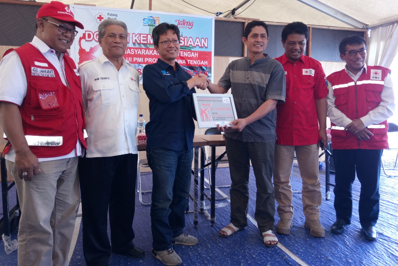Penyerahan Bantuan Bencana Sulteng