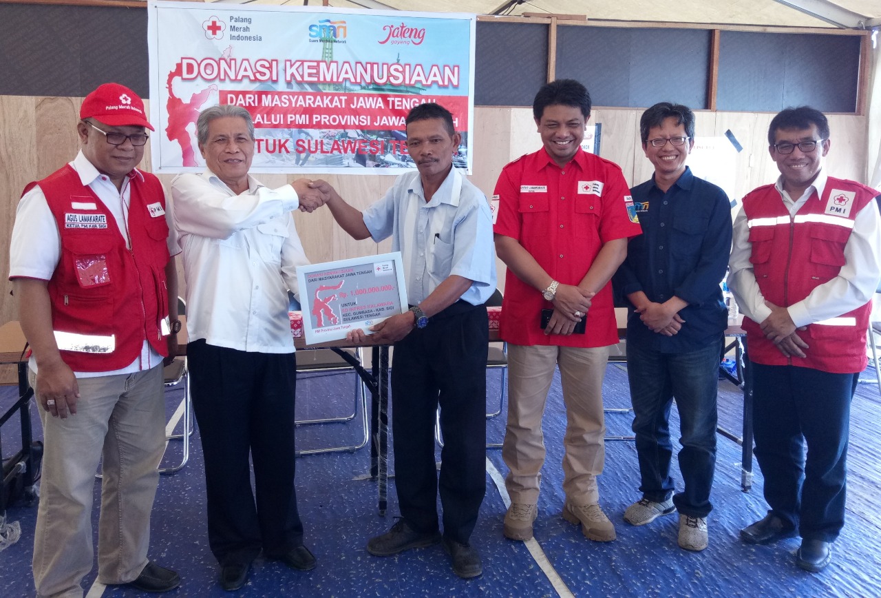 Penyerahan Bantuan Bencana Sulteng