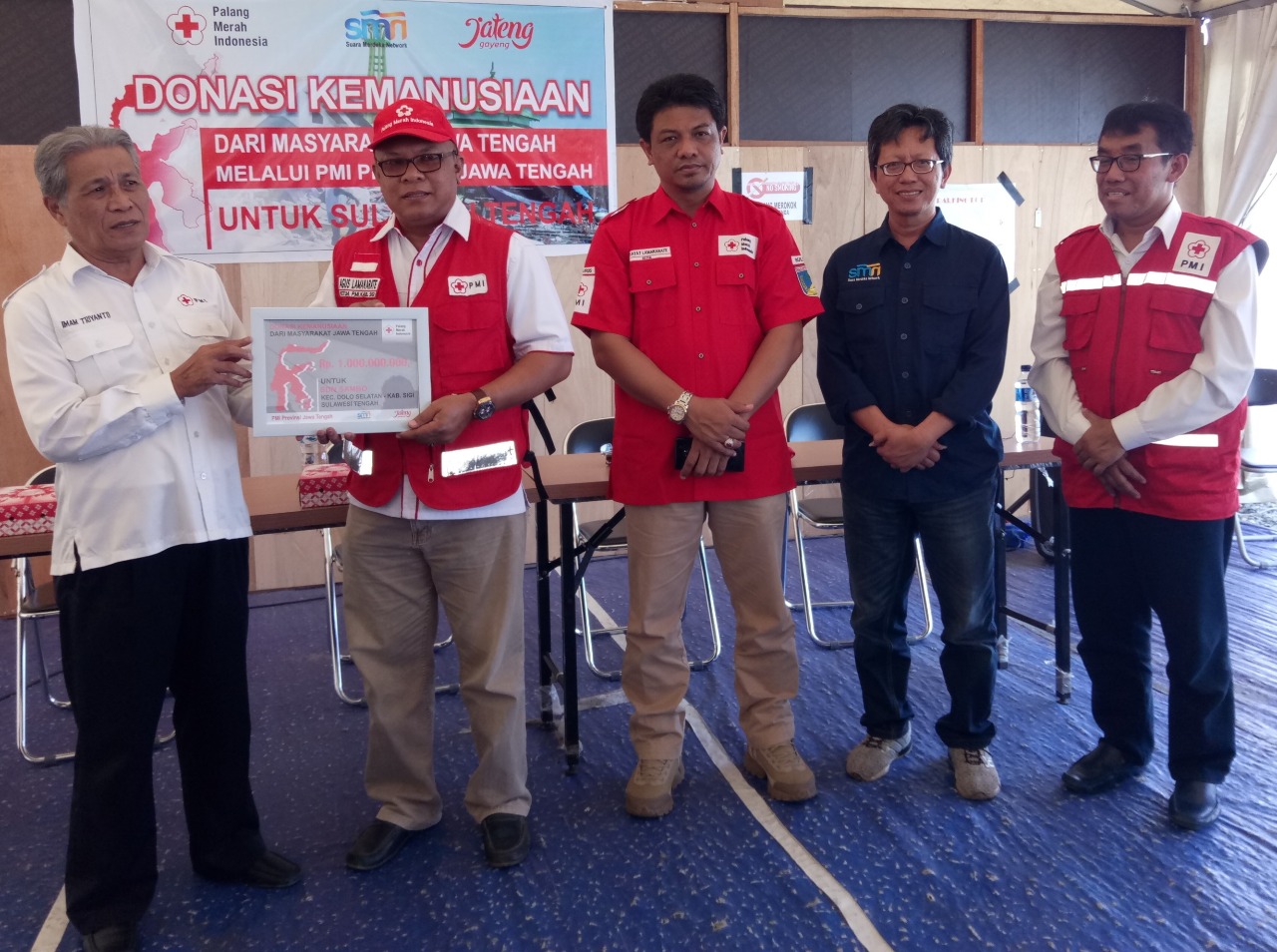 Penyerahan Bantuan Bencana Sulteng