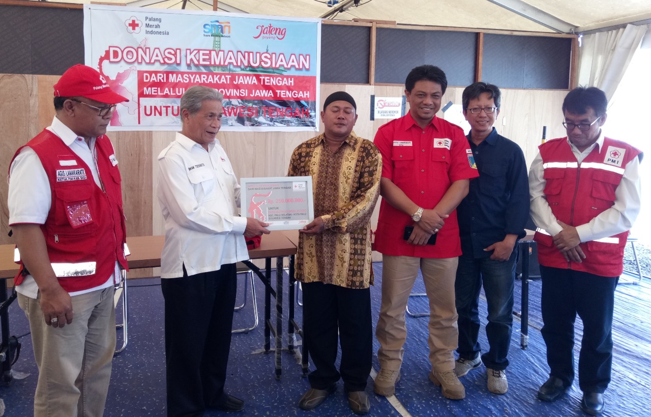 Penyerahan Bantuan Bencana Sulteng